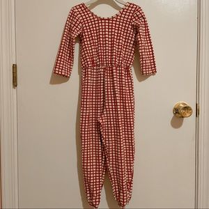 Alice & Ames jumpsuit in Spice Grid